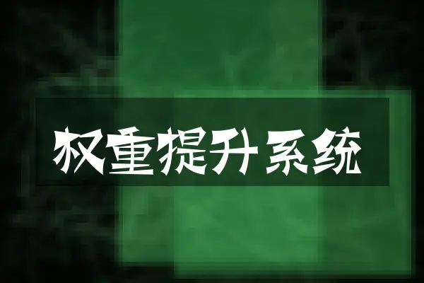 权重提升系统